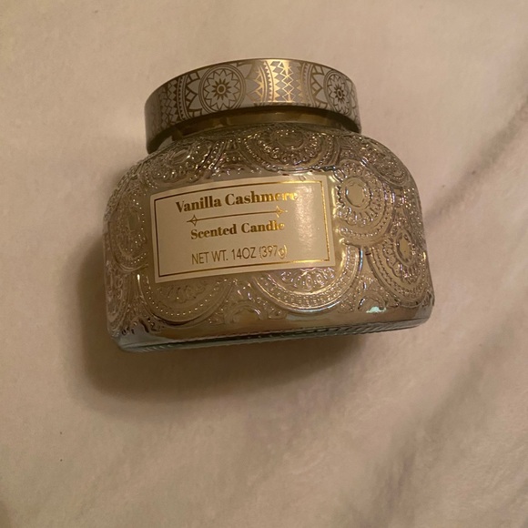 Other - Vanilla Cashmere Scented Candle - Decorative Iridescent Jar